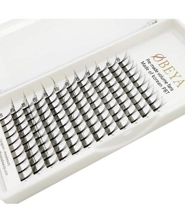 Obeya 5D Premade Volume Fans - C Curl Silk Lashes 0.10mm 9-16mm Mix for Natural & Soft Eyelash Extensions - Buy Online on GoSupps.com