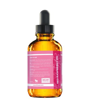 Leven Rose Red Raspberry Seed Oil 1 oz - 100% Natural Anti-Oxidants Vitamin E & A for Face, Hands, Scars & Breakouts - 1 Fl Oz Pack of 1 - Buy Online on GoSupps.com