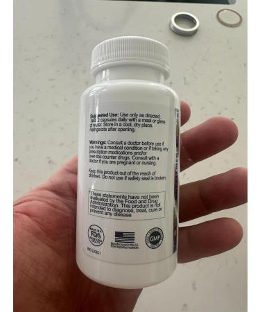 Organic Cordyceps Mushroom Capsules Supplement - 1000mg Cordyceps Militaris Extract - 100% Natural Real & Pure - Beta-Glucan - Herbal Support for Energy-Boosting & Immune Health - 60 Capsules Cordyceps Mushroom 60 Count (P  - Buy Online on GoSupps.com