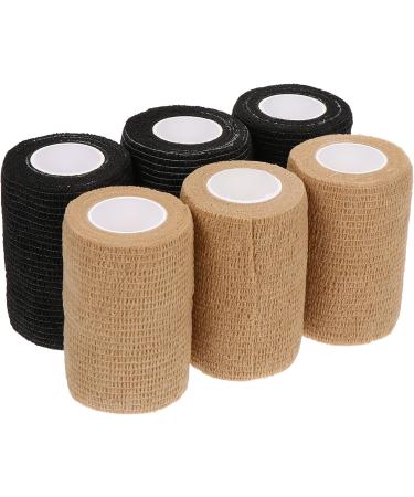18 Pcs Elastic Emergency Athletic Tape - Self Adhesive Cohesive Wrap for Ankle Protection | Durable Polyester - Buy Online on GoSupps.com