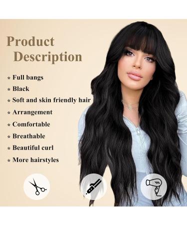 Buy Haircube Black Wig with Pony | Long Wavy & Curly Synthetic Wig for Women | Perfect for Daily & Party Use - Buy Online on GoSupps.com