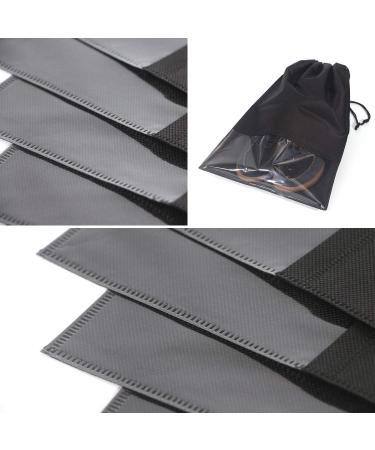 12PCS Travel Shoe Bags for Men and Women - Large Black Shoes Pouch Storage Organizers - Buy Online on GoSupps.com