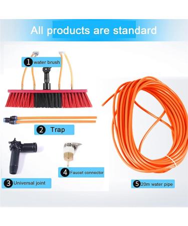 Window Cleaning Pole Water Fed Telescopic Brush Extendable Cleaner Window Cleaner Kit for Photovoltaic Panel Cleaningtrucks Windows (Color : 5m/16.4ft) (11m/36.08ft) - Buy Online on GoSupps.com