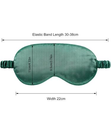Breathable Soft Solid Color Faux Silk Eye Cover with Headband and Lightweight Sleeping Bag - Buy Online on GoSupps.com