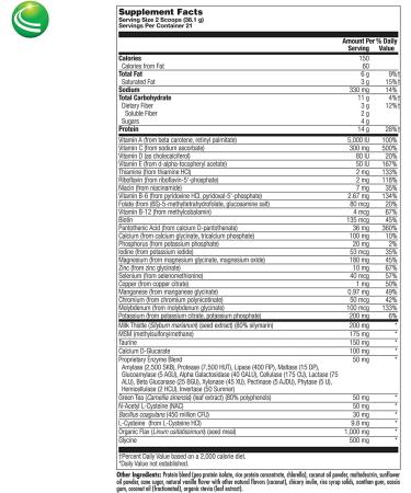 Nutra BioGenesis BioCleanse Plus 1.9 Lb - Digestive Enzymes, Milk Thistle, Plant Protein Blend - Gluten Free Detox & Liver Cleanse - Buy Online on GoSupps.com