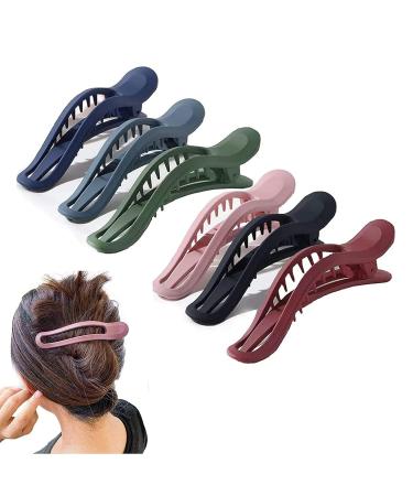 Aatpuss 6 Pieces Hair Claw Clips for Women & Girls - Strong & Stylish Hair Accessories in 6 Colors - Buy Online on GoSupps.com
