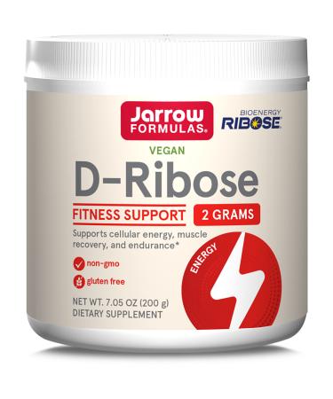 Jarrow Formulas D-Ribose 2 Grams Dietary Supplement Fitness Support Muscle Recovery and Endurance 7.05 oz Up to a 90 Day Supply