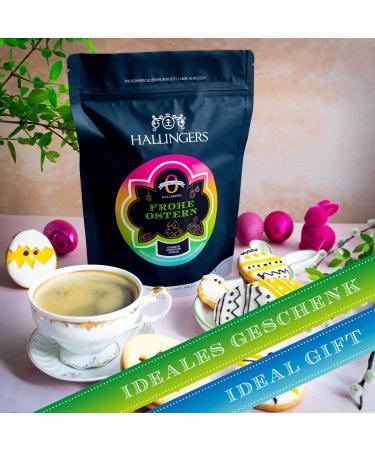 Hallingers No.O Happy Easter - Gourmet Coffee for Easter Baskets | Perfect Mother's Day & Father's Day Gifts | New Home Recovery Treats - Buy Online on GoSupps.com