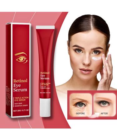 Retinol Eye Cream Eye Cream for Dark Circles and Puffy Eyes Retinol Eye Serum Under Eye Cream for Women/Men Skincare Eye Cream Anti Aging Anti Wrinkles Reduce Eye Bags Fine Lines 20g - Buy Online on GoSupps.com