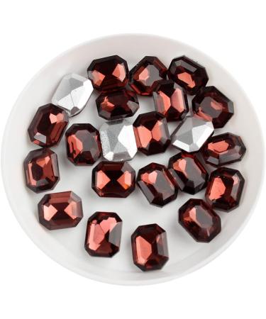 100pcs Nail Glass Rhines Rectangle Pointed Bottom 3D Strass Gem Manicure Nail Art Decoration Home Collections (Color : Rose Size : 8X10mm/0.31 * 0.39in) 8X10mm/0.31*0.39in Rose - Buy Online on GoSupps.com