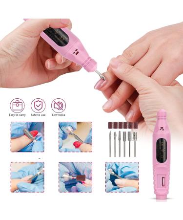 Flexible Nail Practice Hand & Acrylic Powder Kit with Nail Drill & Dryer Lamp - 12 Colors for Beginners - Buy Online on GoSupps.com