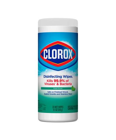 Clorox Disinfecting Wipes, Fresh Scent, 35-ct