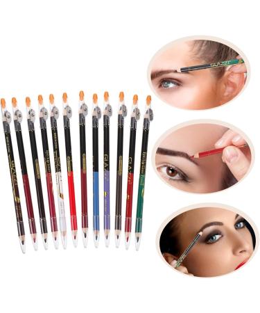 PLAFOPE 24 Pcs Lip Liner Eyeliner Eye Liner Pens Black Eyebrow Liner Lip Liner Pencil Lipliner Pencil Wooden - Buy Online on GoSupps.com