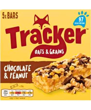 Cereal Bar Bundle with Tracker Chocolate & Peanut Bars and Tracker Oats & Grains Salted Caramel Fudge Cereal Bars (2 Pack) with Hubsidia Thank you Card - Buy Online on GoSupps.com