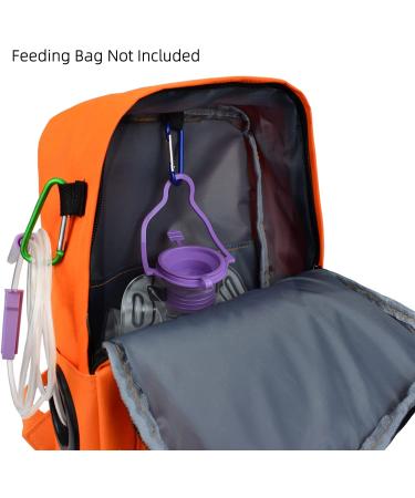 Feeding Tube Backpack for G Tube, J Tube, GJ Tube - 12 Inch, 500mL/1000mL Enteral Feeding Pump Compatible - Buy Online on GoSupps.com