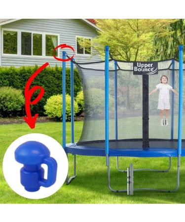 Upper Bounce Universal Trampoline Pole Cap 4-Pack Blue - 1.5 Diameter Pole - Buy Online on GoSupps.com
