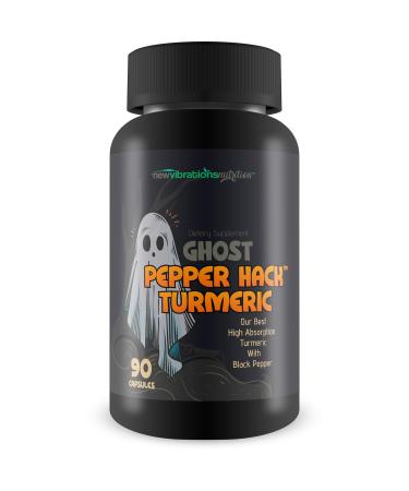 Ghost Pepper Hack Turmeric - Our Best Gold Turmeric Curcumin with Black Pepper Supplement - Super High Absorption Turmiric Capsules - Curcumin Turmeric Black Pepper Supplement with Vitamin C & Ginger