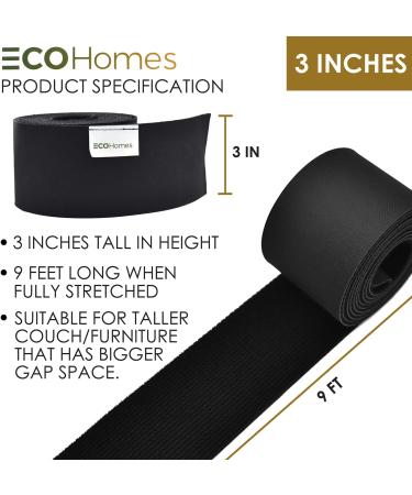 ECOHomes 9ft Under Couch Gap Blocker - Slim Design for Optimal Home Protection - Buy Online on GoSupps.com