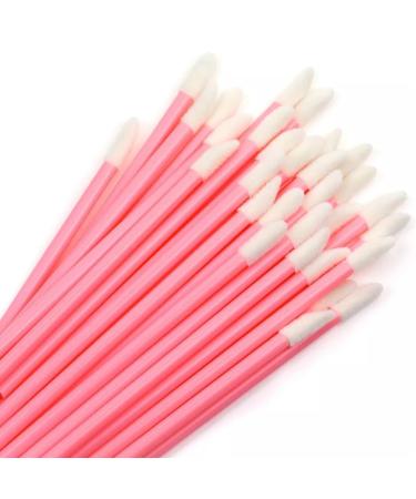 BOULTON Lip Brushes 100pcs | Disposable Lip Wands | Disposable Lip Brushes Lipstick Applicator Wand Tool for Lips Eyes Concealer Makeup Beauty Toolkit | Lip Brush Disposable Lip Gloss Brush (Pink) - Buy Online on GoSupps.com
