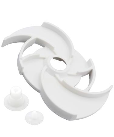 Supplying Demand 8193768 8268296 Dishwasher Upper Rinse Wash Arm Spinner Replacement with Mounting Rivet