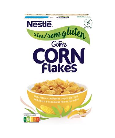 Nestlé Corn Flakes Gluten Free Breakfast Cereal 375g Pack - Pack of 4