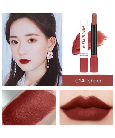 4Pcs Matte Lipstick Set - Retro Red Lip Tint & Balm | Long Lasting Waterproof Lip Makeup for Women & Girls - Buy Online on GoSupps.com