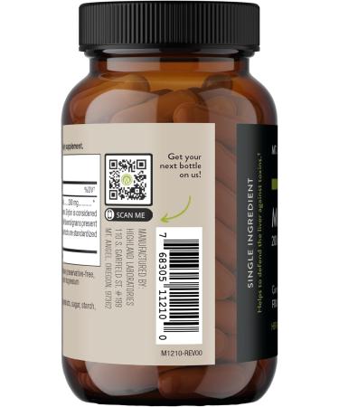 Mt. Angel Vitamins' Milk Thistle - Vegetarian Liver Support Supplement - Optimal Liver Health & Herbal Detox - Non-GMO & Gluten-Free - Made in The USA - 60 Capsules - Buy Online on GoSupps.com