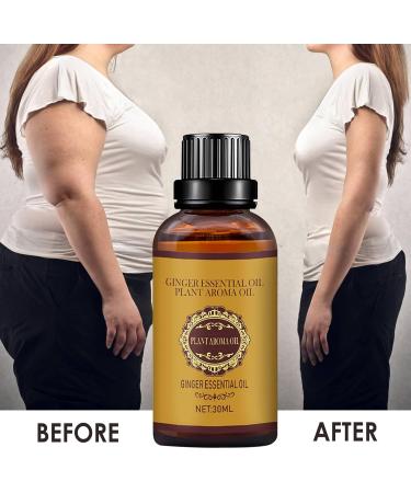 Buy Premium Ginger Oil for Lymphatic Drainage - 30ml Massage Oil | Essential Spa Oil for Relaxation - Buy Online on GoSupps.com