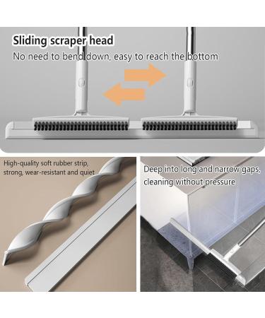 RRRYYYZZ Silicone Brooms for Floor Cleaning Multifunction with 49 Long Handle Squeegee for Floor Squeegee for Floor Cleans Glass Fine Dust Hair Liquids - Buy Online on GoSupps.com