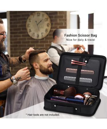 Noverlife Fashion Skull Pattern Barber Tool Bag 11.8 x 8.5'' - Professional Hair Cutting Grooming Kit Organizer for Scissors - Barber Supplies Carrying Case - Buy Online on GoSupps.com