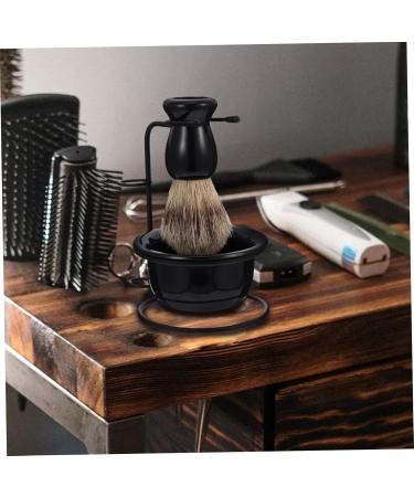 Minkissy Beard Shaving Set for Men - Complete Shaving Brush Shell Holder & Stirring Bowl - Premium ABS Grooming Kit - Buy Online on GoSupps.com