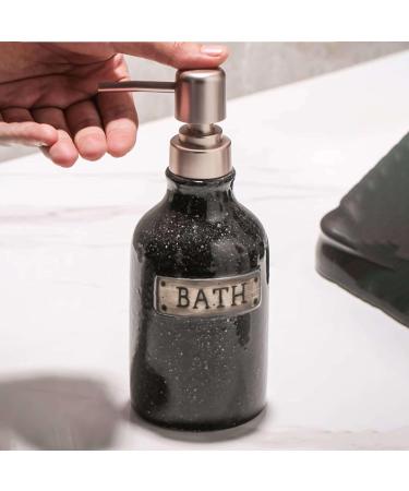 Bathroom soap dispenser handwash dispenser bottle/Ceramic Bathroom Accessories Sets Complete Accesorios Para Ba o Stylish Apartment Decor Aesthetic For Your Modern Restroom-blue-5 set (Color : Bl 5 set Black - Buy Online on GoSupps.com