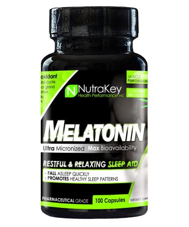 Nutrakey Melatonin - 100 Capsules