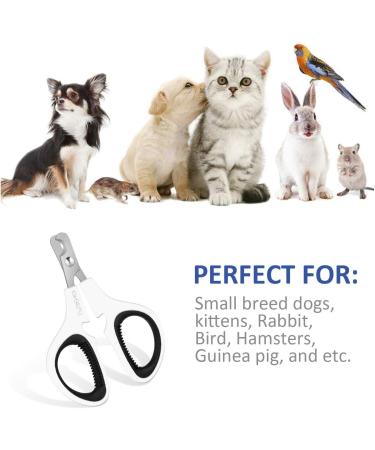 OneCut Pet Nail Clippers - Professional Cat & Kitten Claw Trimmers for Small Dogs- Black - Buy Online on GoSupps.com