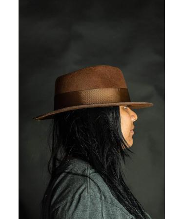 Nicky Bigs Novelties Mens Adventurer Explorer Fedora Hat - Brown, One Size - Buy Online on GoSupps.com