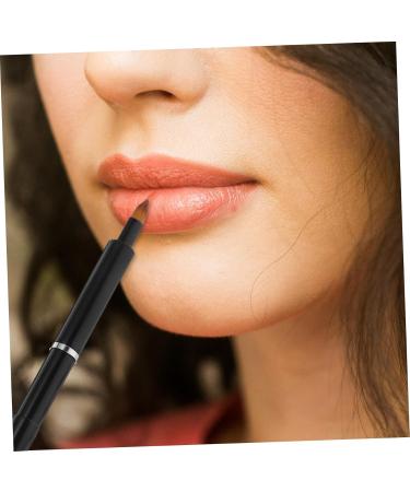 POPETPOP Portable Retractable Lip Brush Lip Applicators Lipstick Applicator Wands Cosmetics Brush Lip Makeup Lip Brush for Women Lip Brush Wand Telescopic Artificial Fiber Lip Balm 13.40X0.90X0.90CM Black - Buy Online on GoSupps.com