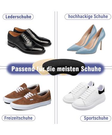 Shop Heel Pads for Shoes - 6 Pairs of Heel Me Shoe Repair & Protectors for Big Shoes - Clear & Black Options Available - Buy Online on GoSupps.com