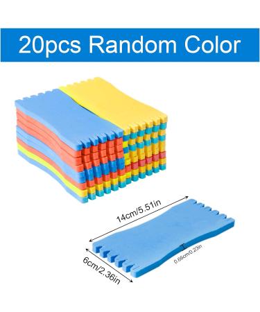 Maotrade 20 Pcs Winding Fishing Cord Foam Plate 6x14 cm - Pre-Winder Wire Fishing Board Accessories (Random Color) - Buy Online on GoSupps.com