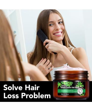 Baston Hair Mask Hair Oil Based on Jamaican Black Castor Oil Repair and Protective Mask for Damaged and Broken Hair Keratin Protection (60 g-Mask) 60g-mask - Buy Online on GoSupps.com
