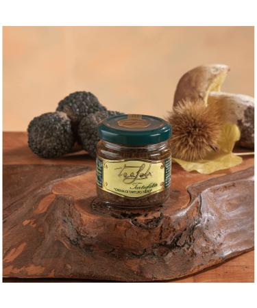 Tealdi Black Tartufata Truffle Cream - Premium Italian 80g - Truffle & Porcini Mushroom Spread for Gourmet Cooking - Buy Online on GoSupps.com