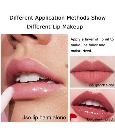 Peach Lip Plumper Set: Clear Lip Oil Gloss for Strong Moisturization, Long-Lasting and Nutritious Makeup - Waterproof Liquid Lipstick (1PC) - Buy Online on GoSupps.com