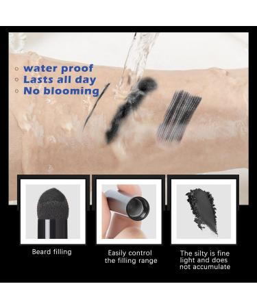 NewBang Beard Pencil Filler 4 Tip Kit - Waterproof & Longlasting Beard Pen for Natural Looking Beard, Moustache & Eyebrows - Black 2PCS - Buy Online on GoSupps.com