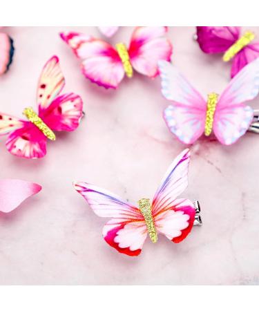 18 Pieces Glitter Butterfly Hair Clips for Teens Women Hair Accessories (Stylish Styles) - Buy Online on GoSupps.com
