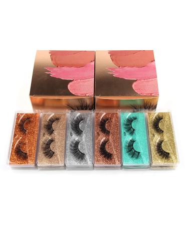 Buy 10 Styles Mixed 3D Mink False Eyelashes - Dramatic Long Wispies for Natural Volume | Handmade Eye Makeup - International Shipping Available - Buy Online on GoSupps.com