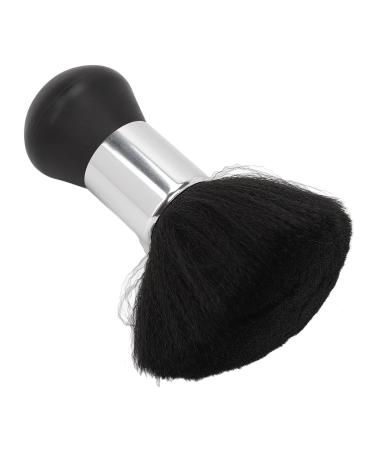 Hair Cutting Neck Dust Brush Black Hairdressing Powder Brush Ergonomic Face Neck Hair Dust Brush Salon Barber Tool for Home Salon