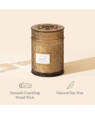 La Jolie Muse Sahara Ambre Scented Candle Candle Gifts for Women Large Glass Jar Candle Natural Soy Wax 90 Hour Candles Long Burning 19.4Oz /550g Sahara Ambre 19.4 ounce - Buy Online on GoSupps.com
