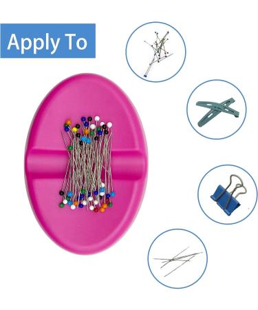 Dolstar Magnetic Pin Holder with 100 Plastic Head Pins & Drawer - Pink Magnetic Pincushion for Sewing & Quilting - Buy Online on GoSupps.com