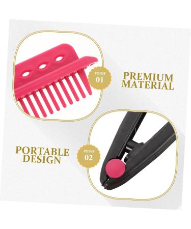HAPINARY Hair Styling Comb Clipon Vshaped Design Hair Straightener And Rosy - Buy Online on GoSupps.com