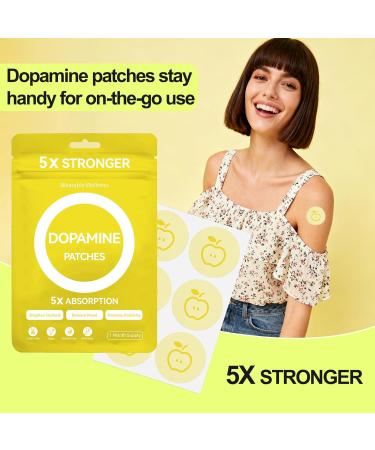 huangirl Dopamine Patches | 90 Pack (3PCS) | Vegan Plant-Based Formula - for Men & Women 3 PCS - Buy Online on GoSupps.com