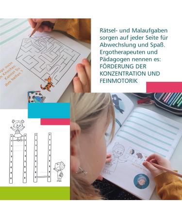 Wolff Kids ABC Writing Workbook & Poster | 2-in-1 Animal Learning | Preschool to 1st Grade Prep Activities - Buy Online on GoSupps.com